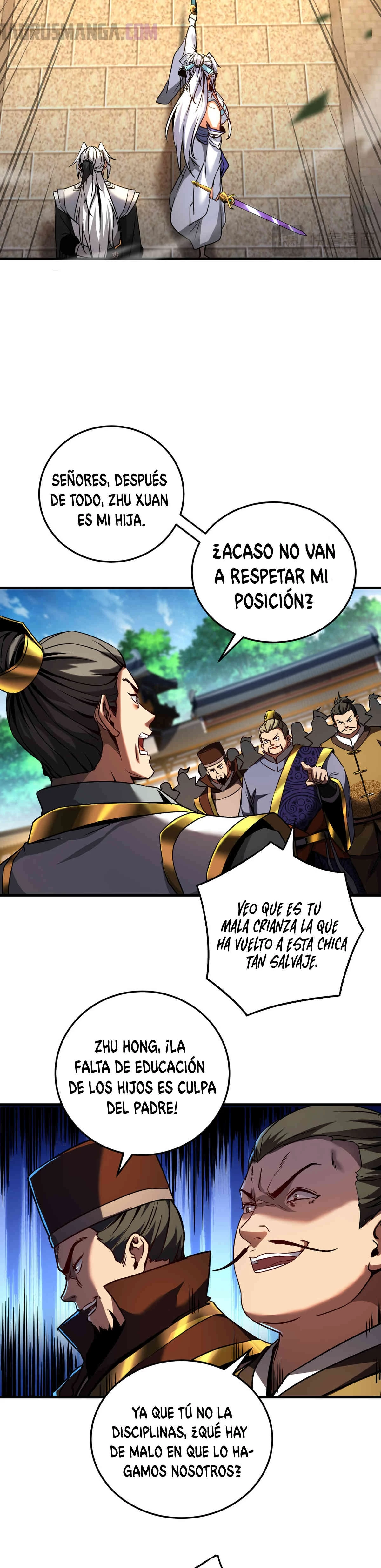 Mientras mis discípulas se matan, yo me relajo! > Capitulo 96 > Page 91